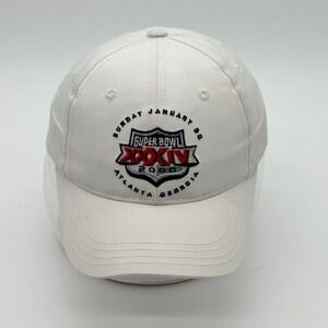 Vintage NFL Logo Athletic Cap Boys One Size White 2000 Super Bowl XXXIV Snapback